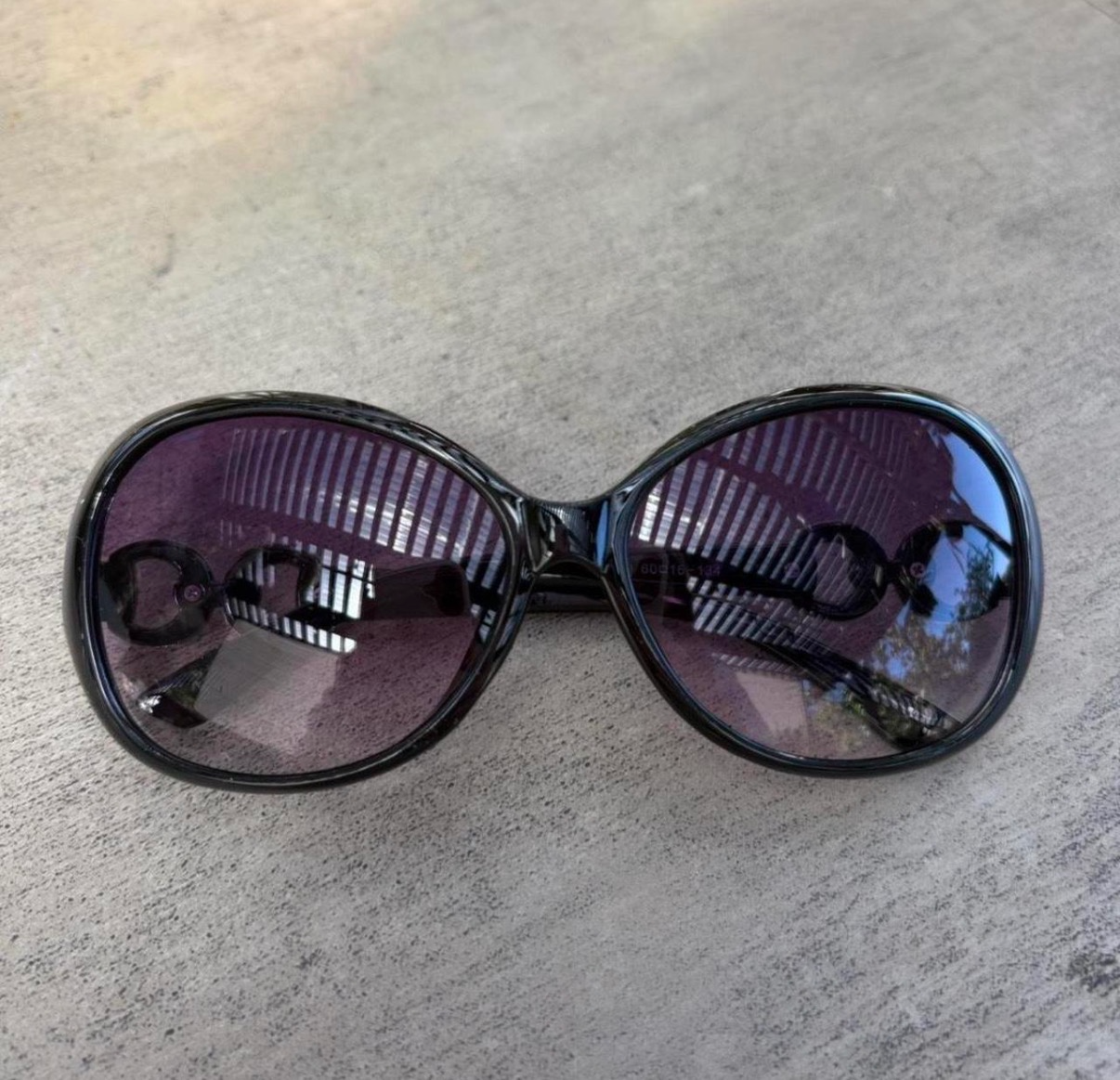 Y2K Baddie in Black Sunglasses